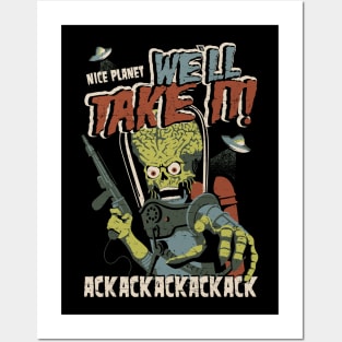 Mars Attacks Posters and Art